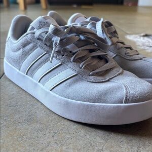 Adidas Gray Suede Sneakers
